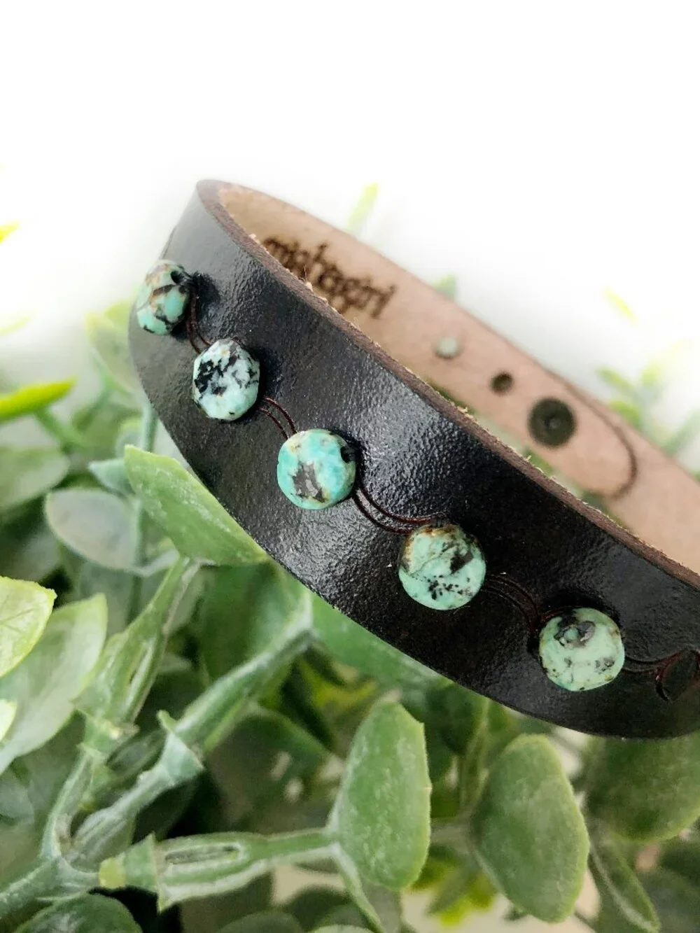 MishaGirl Leather thin black